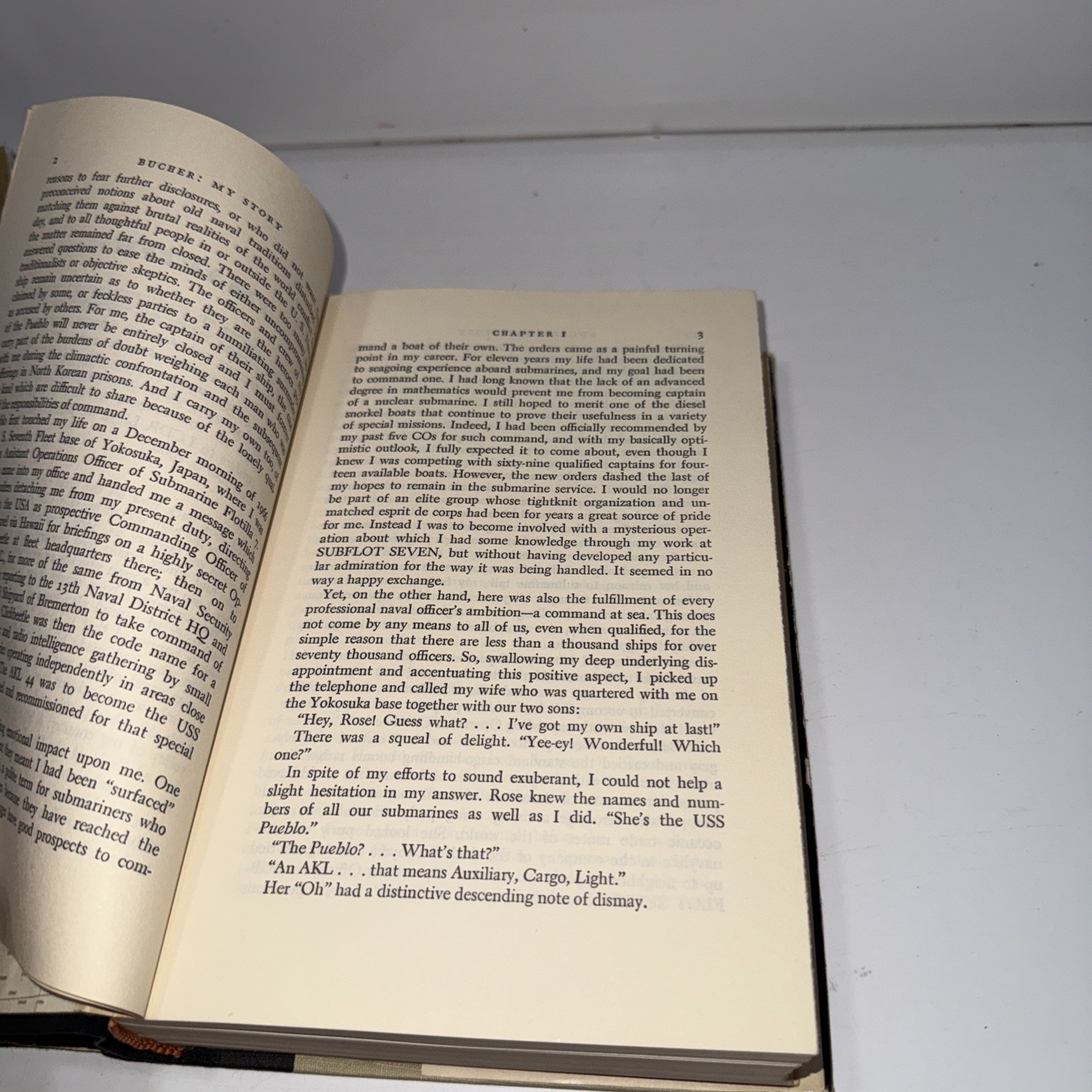 Bucher: My Story by Commander Lloyd M. Bucher, USN, Captain USS Pueblo