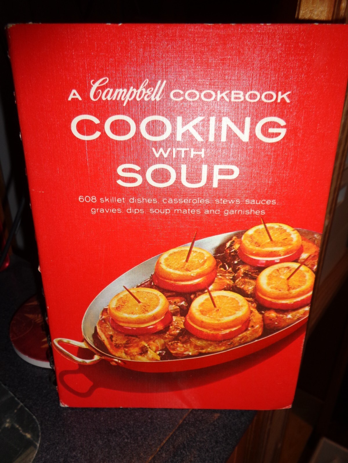 Vintage – A Campbell Cookbook-Cooking With Soup 1970’s Spiral Hardcover
