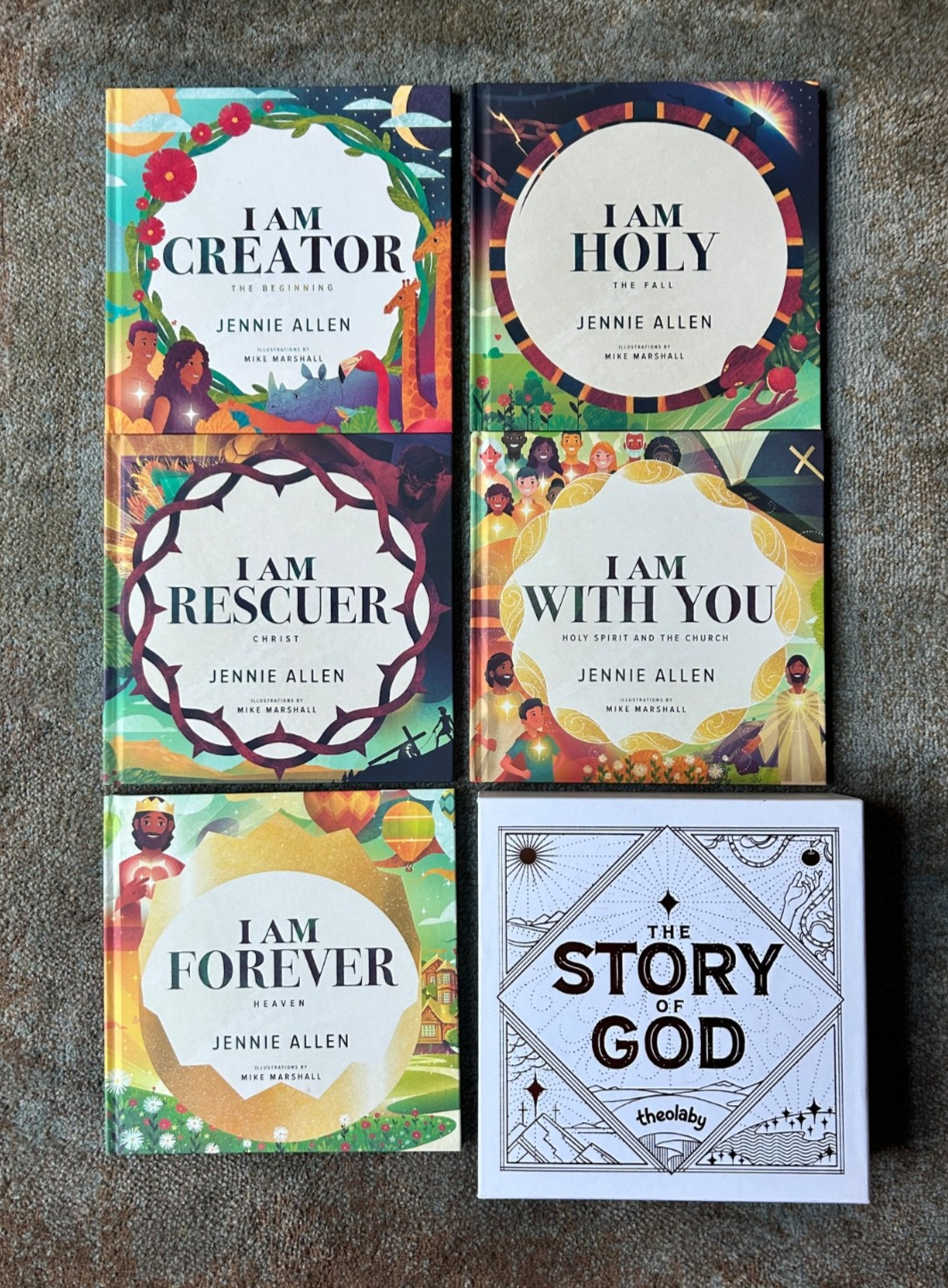Complete 5 Volume Hardback Book Set – The Story of God-Jennie Allen Theolaby