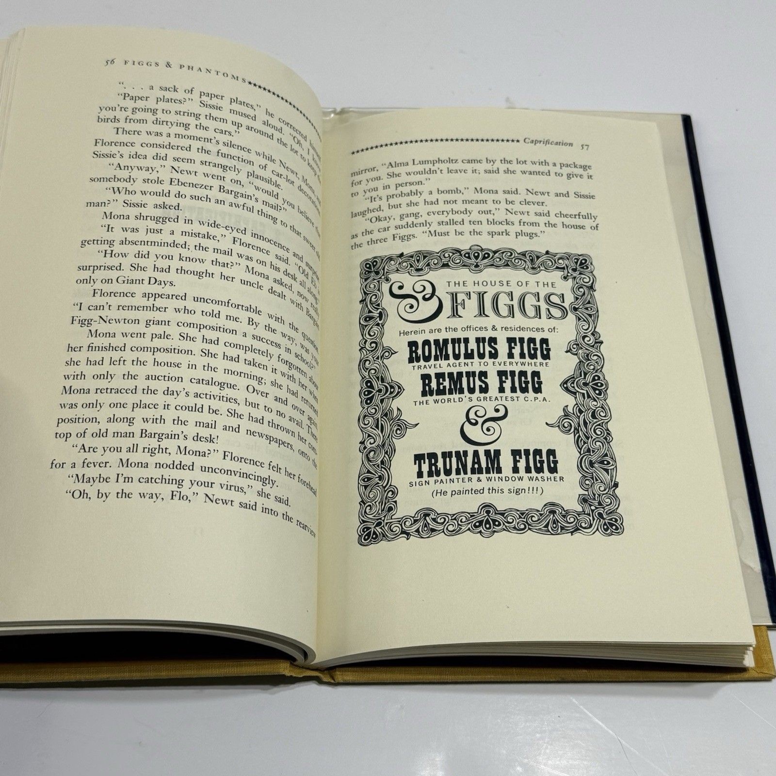 1974 Figgs and Phantoms Signed Hardcover Ellen Raskin First Edition