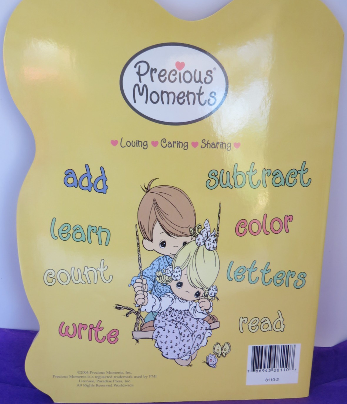 Precious Moments Learn and Coloring Book Workbook 2004 Complete, new, blank