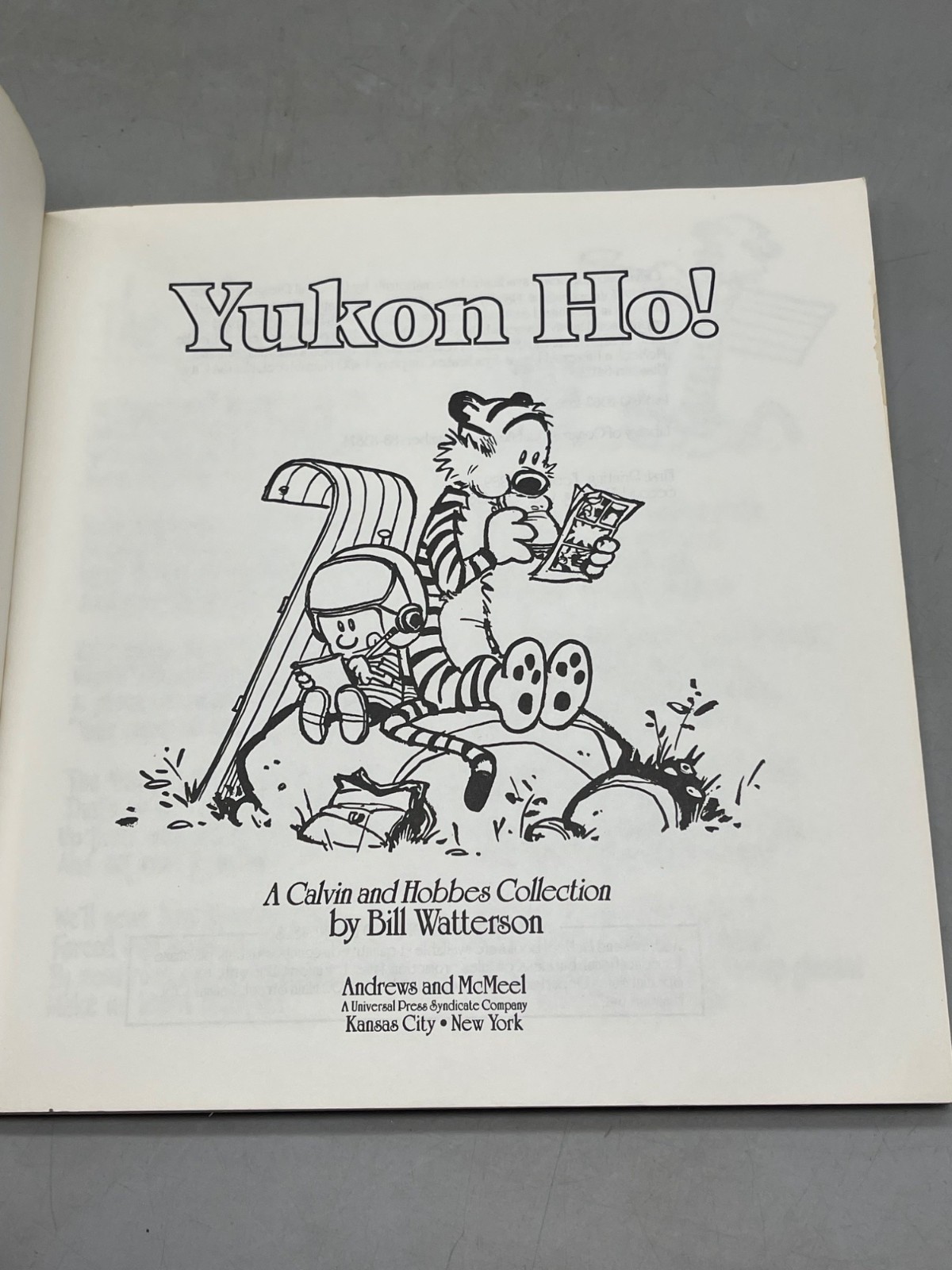 Yukon Ho paperback book by Bill Watterson 1989 English 125 pages READ
