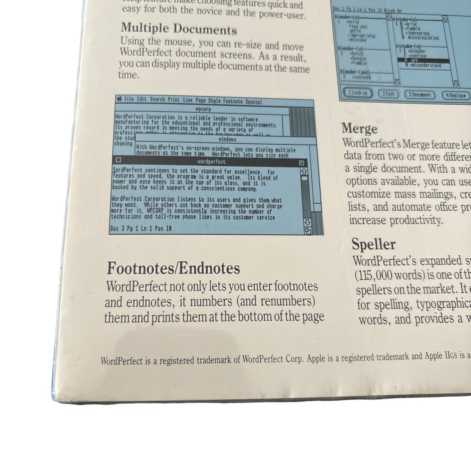 WordPerfect For The Apple IIGS On 3.5 in Floppy Disk ​NEW & SEALED Version 2.1