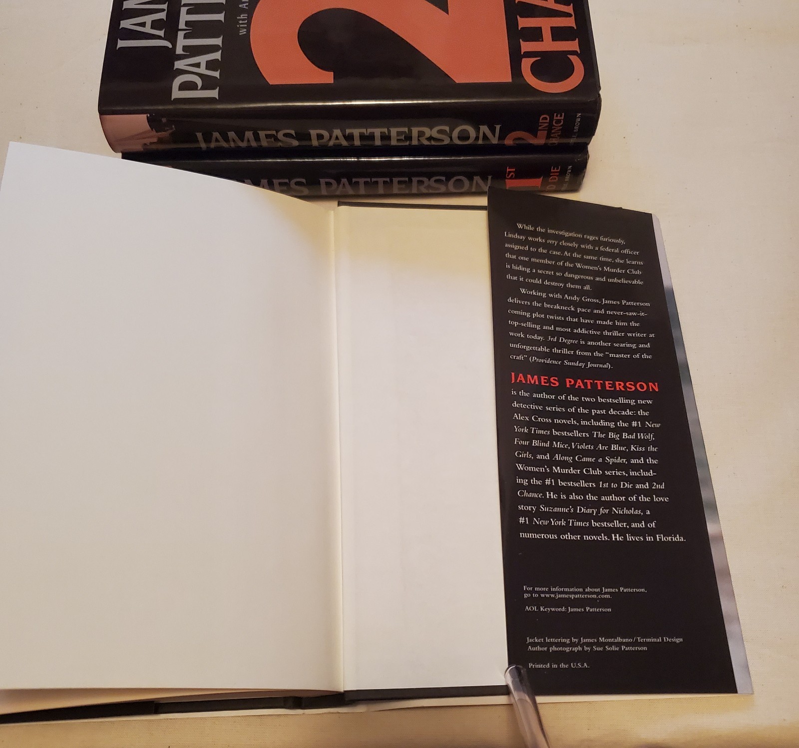 James Patterson Women’s Murder Club Books 1-3 HC Lot Crime Mystery Fiction
