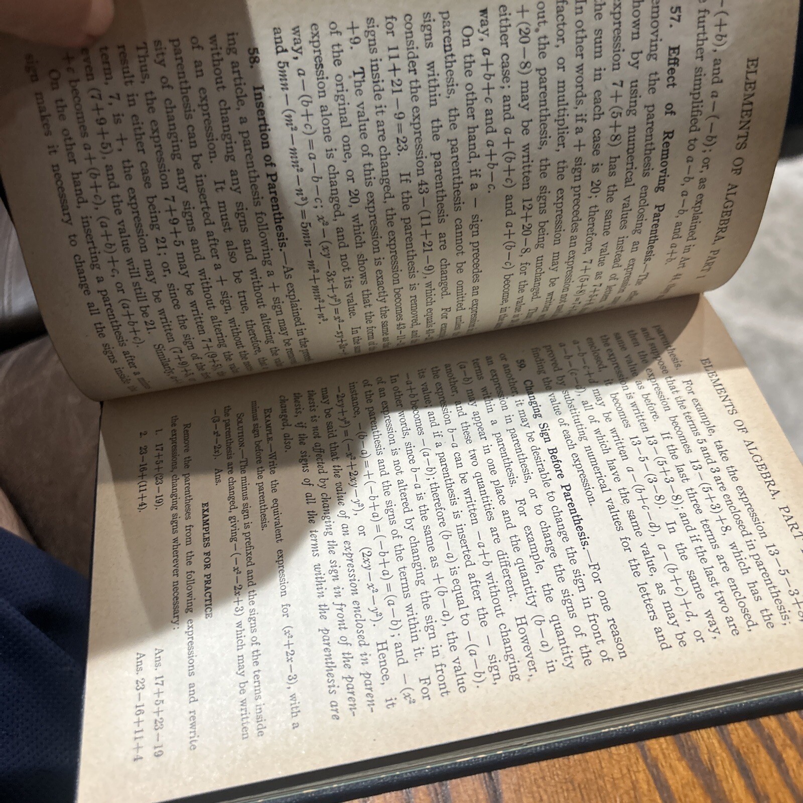 Elements of Algebra 291 International Textbook Co. ICS Staff 1933