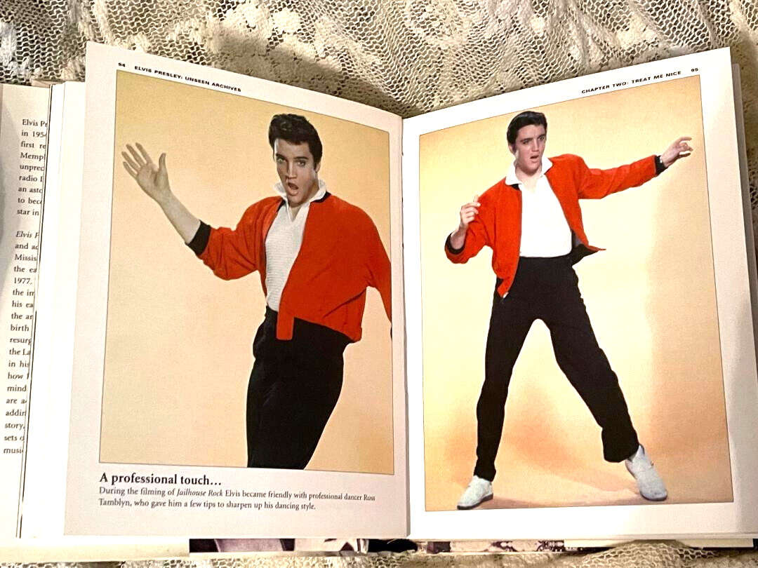 „Elvis Presley Unseen Archives“ Hardcover, by Marie Clayton, 383 pages, 2003