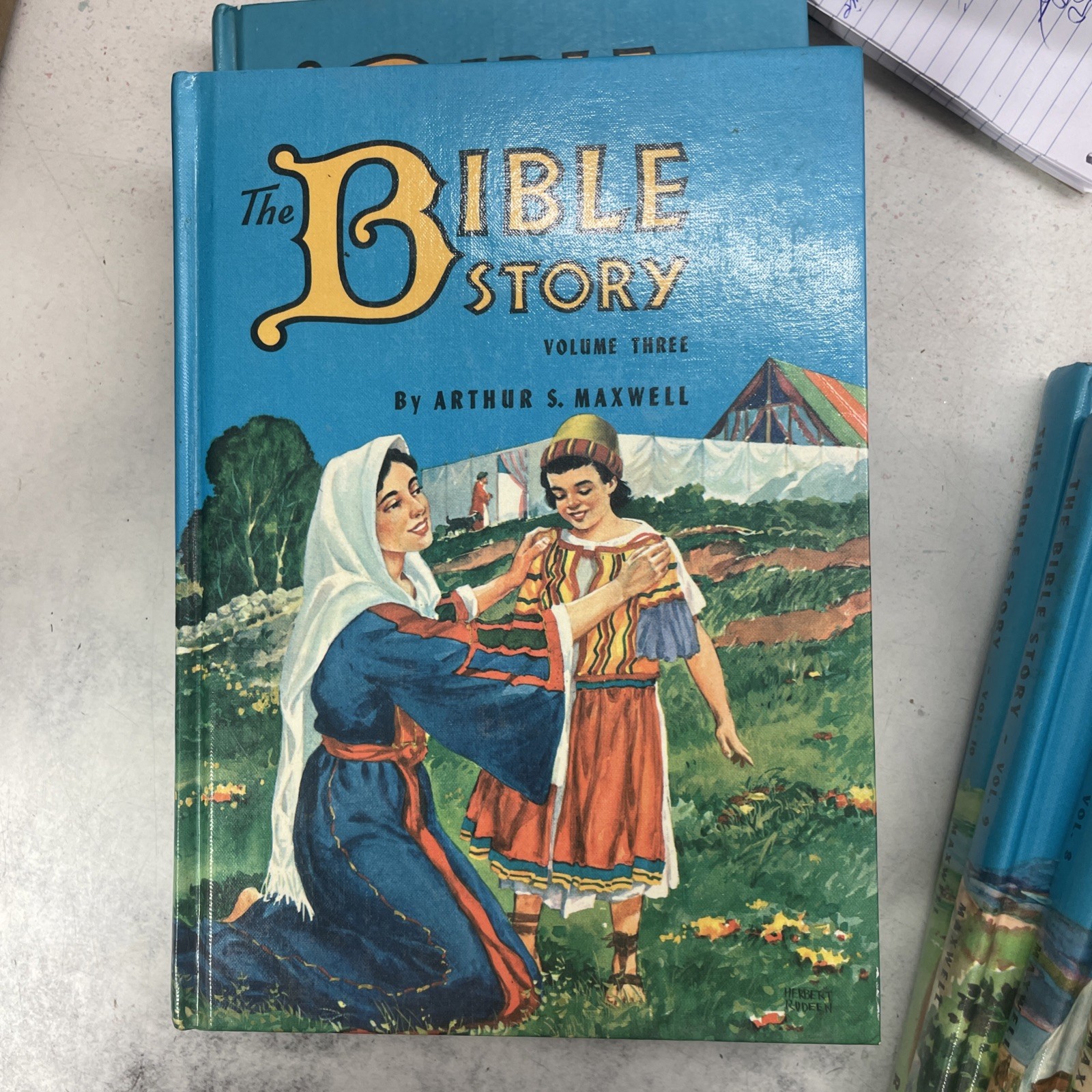 The Bible Story Arthur S Maxwell Volumes 1-10 Complete Set 1st Editions 1953-57