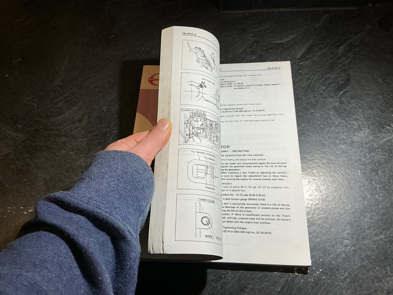 Hino W06D-TI & W06D-TI-II Marine Diesel Engine Service Manual 5.7L 6 Cylinder