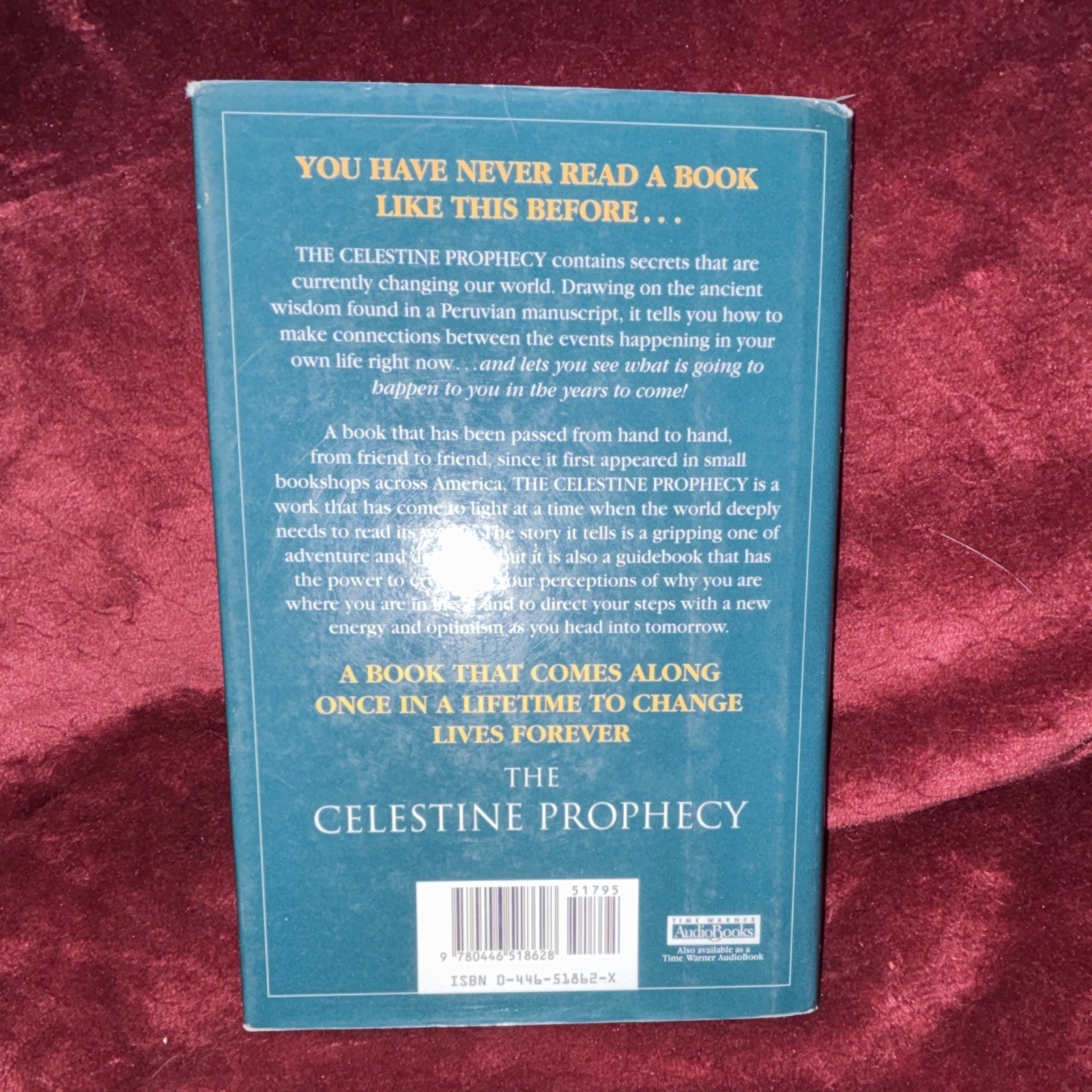 James Redfield The Celestine Prophecy: An Adventure Hardcover w/ Dust Jacket