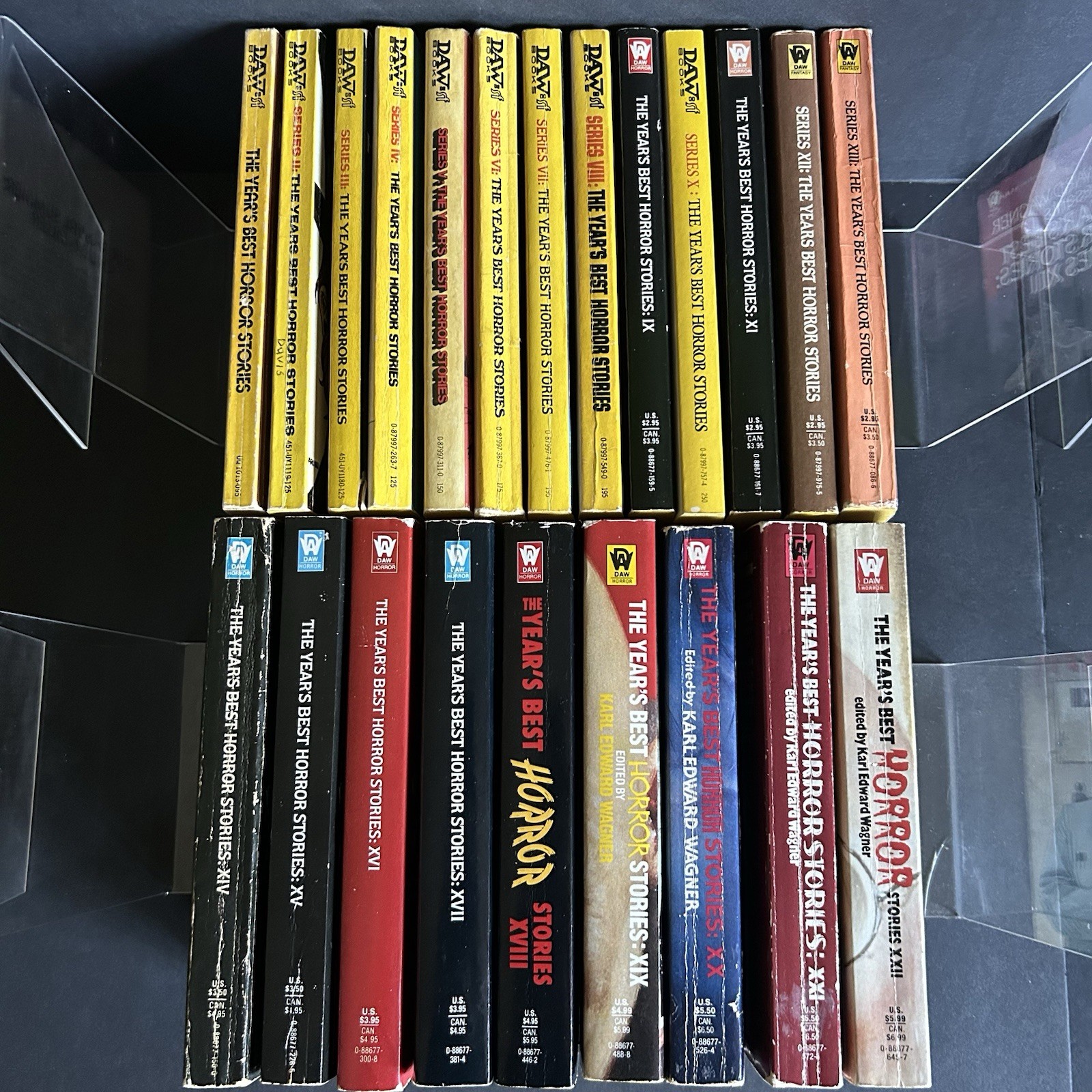 The Year’s Best Horror Stories Complete Series #1-22 DAW Books Vintage Horror PB