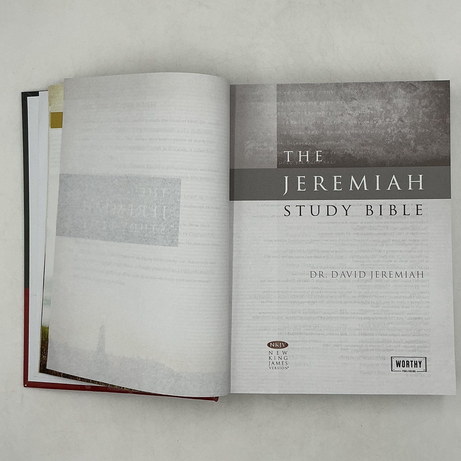 The Jeremiah Study Bible David Jeremiah Hardcover 2013 1st Ed Worthy USA Red