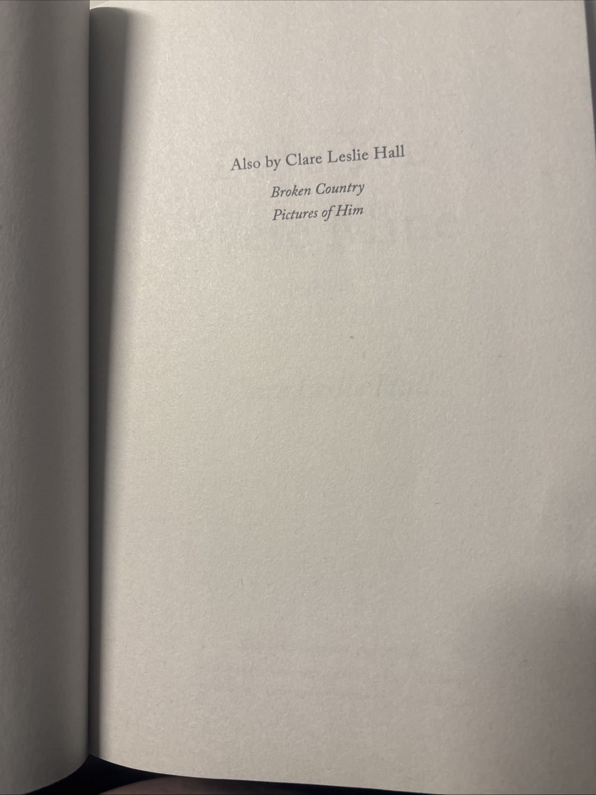 Days You We’re Mine A Novel Paperback by Clare Leslie Hall New Condition Book