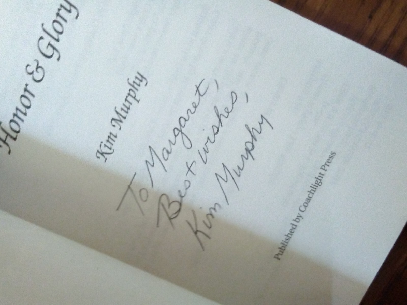Lot of Kim Murphy books, signed, Whispers through time, Whispers from the Grave,