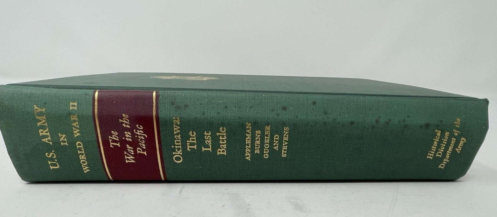 US Army WWII War In Pacific Okinawa Last Battle Appleman Burns Gugeler Stevens