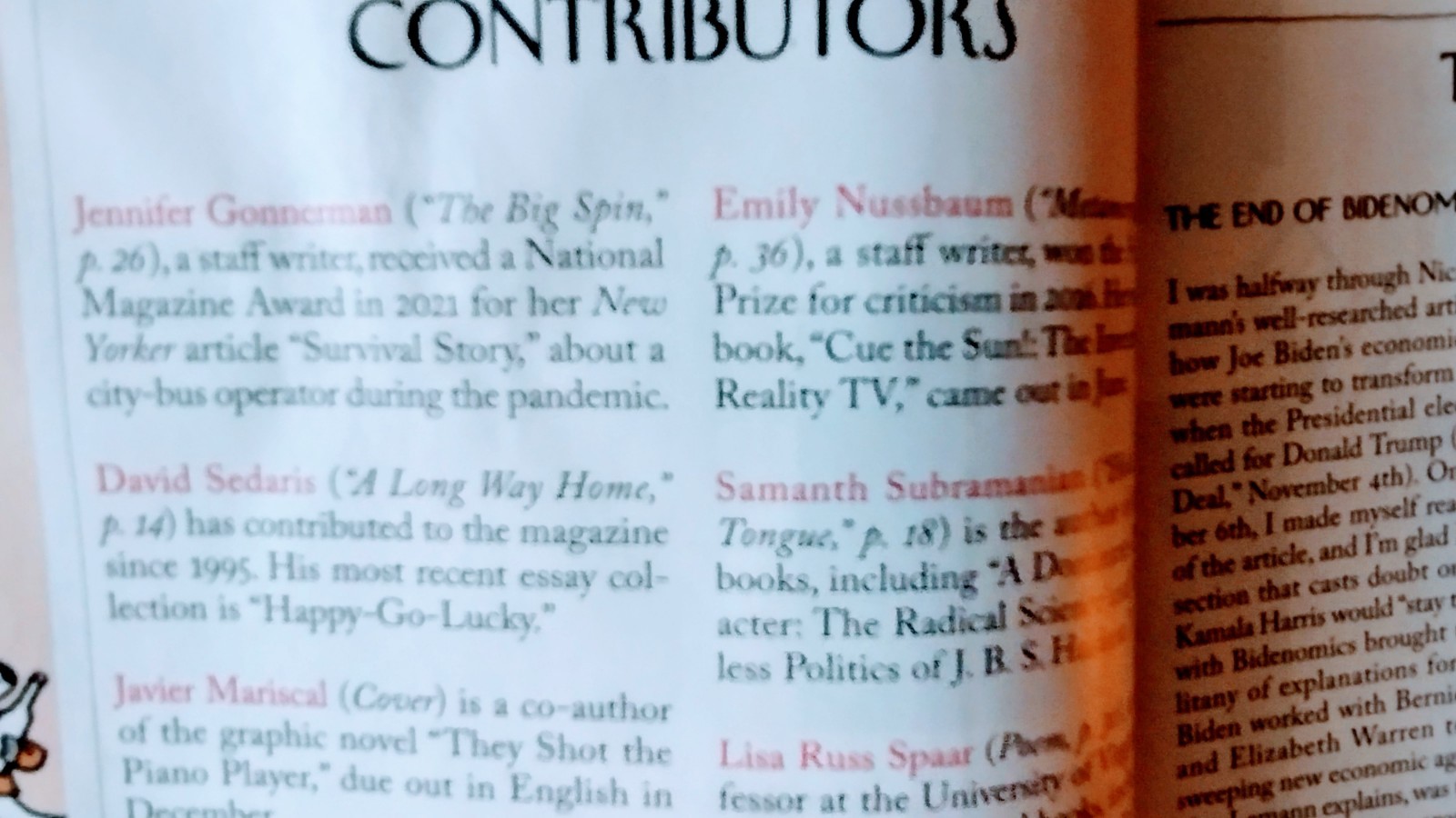 THE NEW YORKER NOV 25,2024 PERSONAL HISTORY A LONG WAY HOME