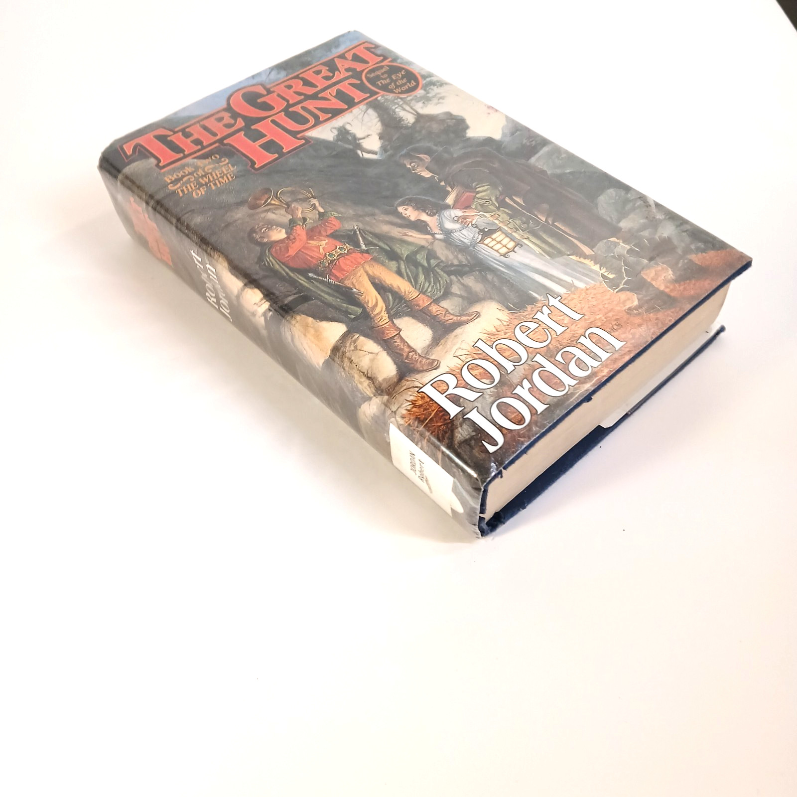 Robert Jordan The Great Hunt Wheel of Time Book 2 Hardcover 1990 Dust Jacket