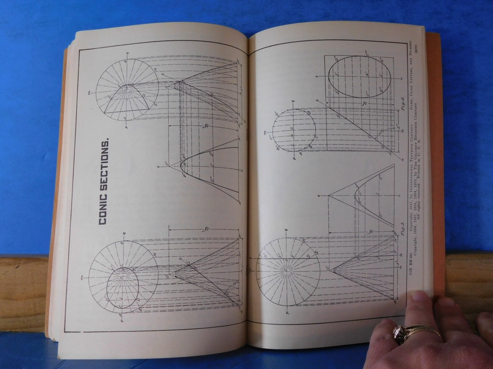 ICS Geometrical Drawing #93 B-3 part 2 edition 6 1930 International Correspond