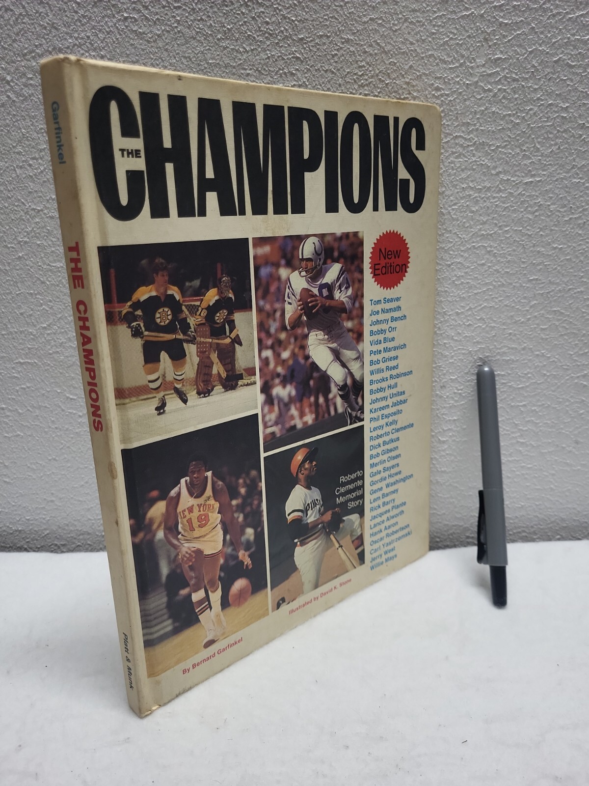 1973 The Champions by Bernard Garfinkel; Sports: Namath Hull Abdul-Jabbar Unitas