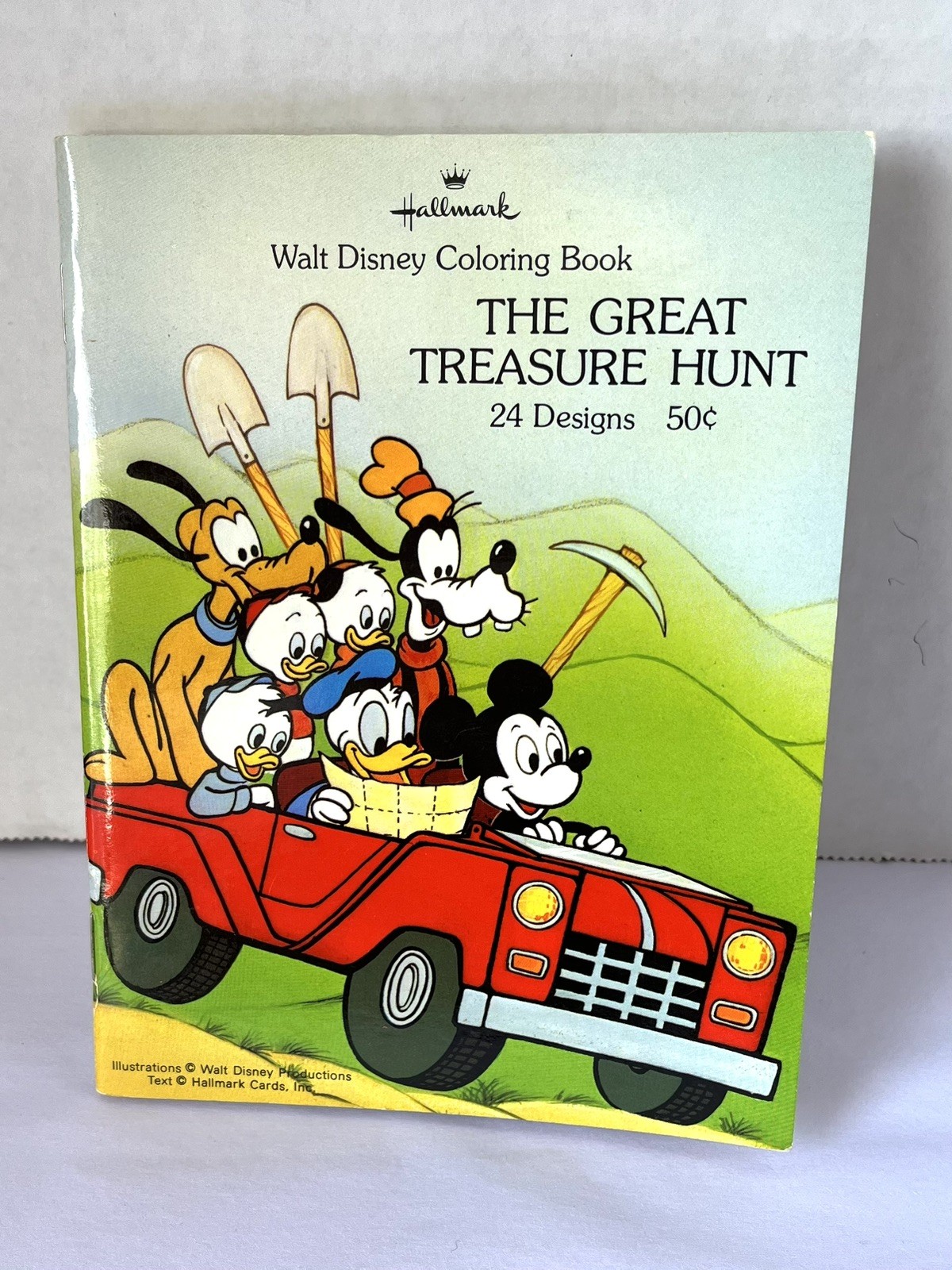4 Vintage Hallmark Mini Coloring Books Wizard Of Oz Circus Disney