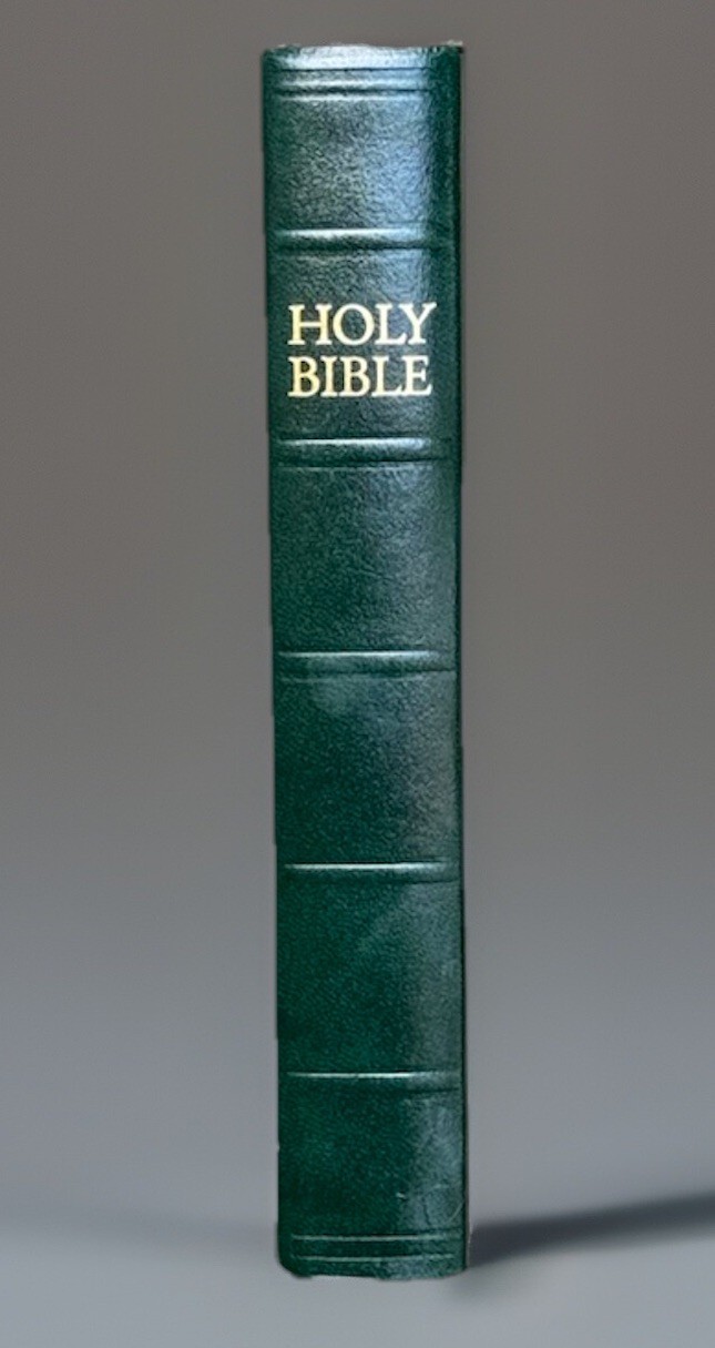 Holy Bible ESV Old & New Testaments Edition 2016 Placed by the Gideons, Green