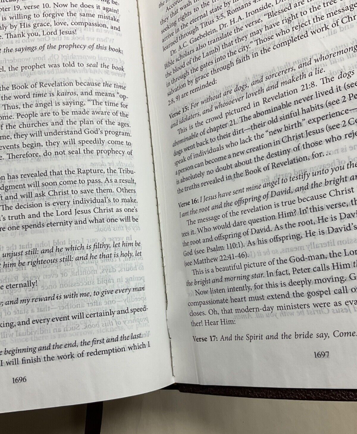 Jack Van Impe Prophecy Bible Limited Special Edition KJV Red Letter Edition