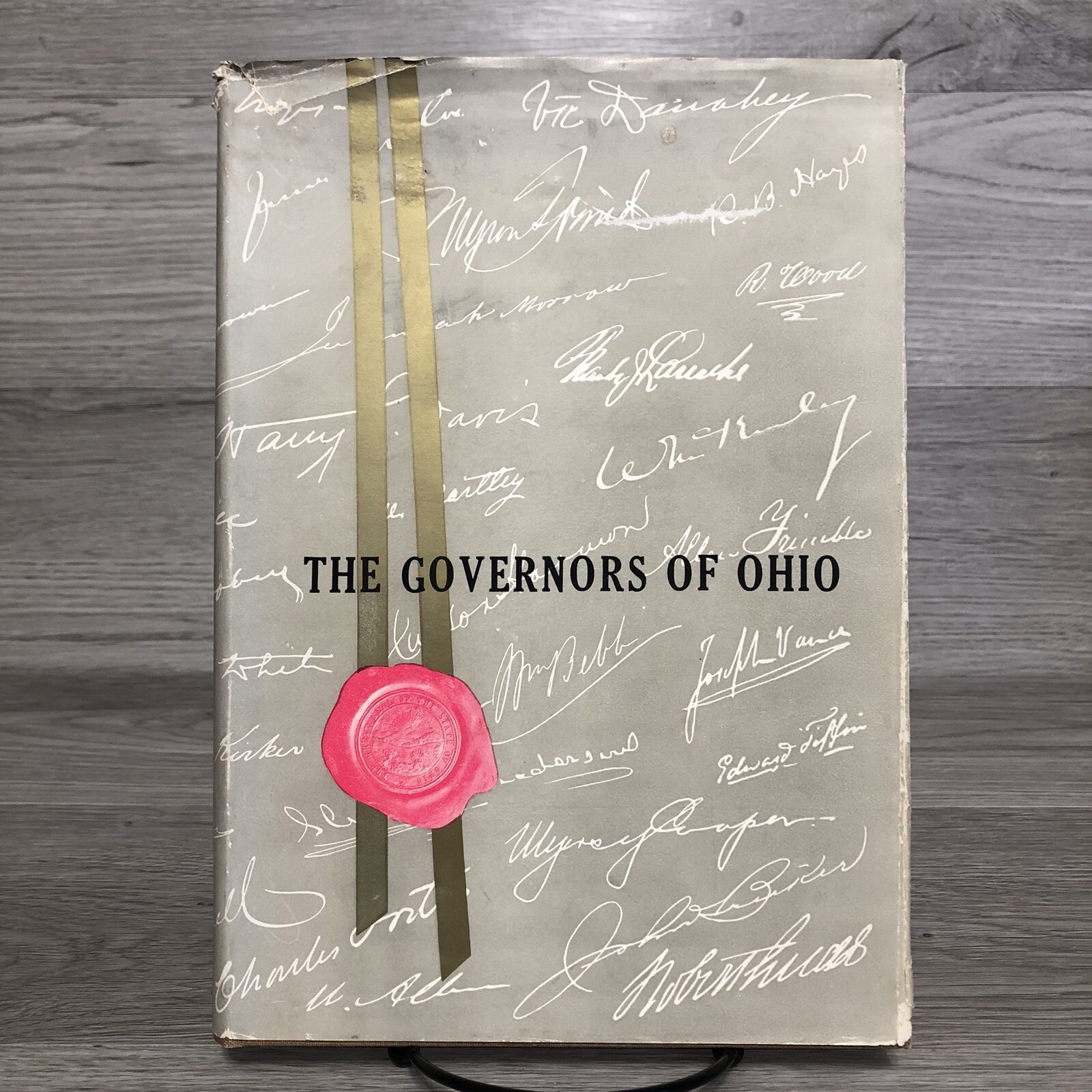The Governors Of Ohio With Their Portraits Historical Society 1954 HCDJ Book