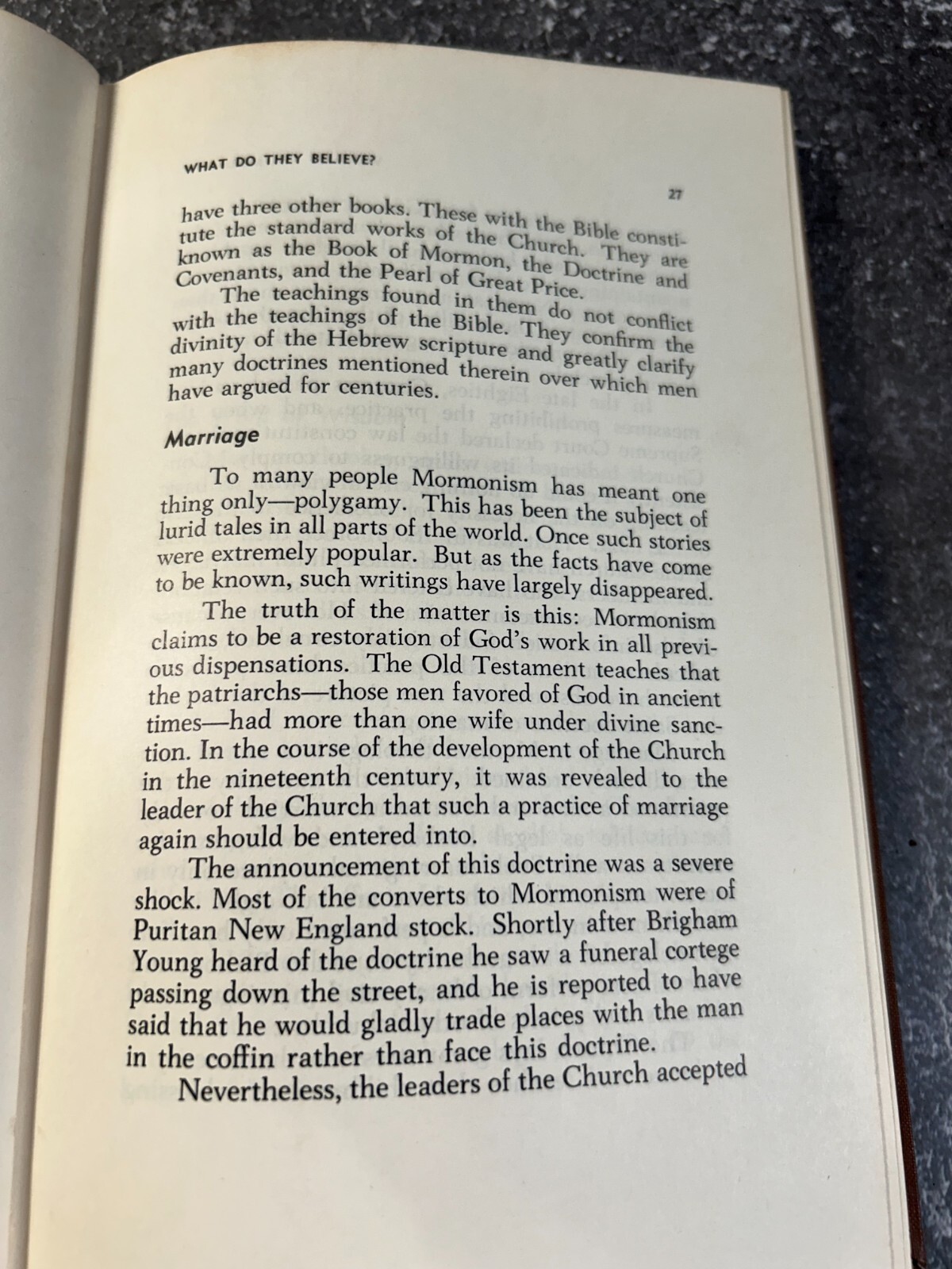 What of the Mormons? by Gordon B. Hinckley