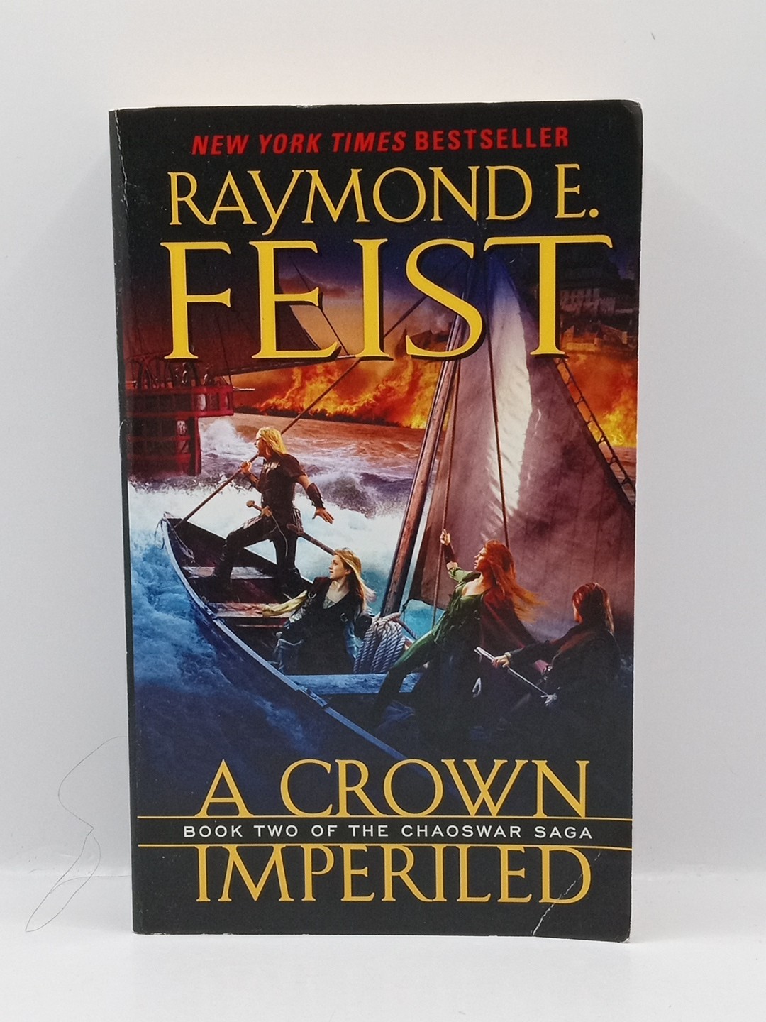 9 Book Fantasy Lot Raymond Feist Terry Pratchett Orson S. Card Chaos War Series