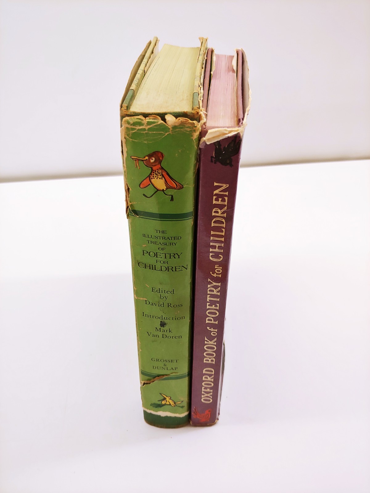 2x Poetry Books For Children HCDJ, Oxford Book & Illustrated Treasury – AS SHOWN