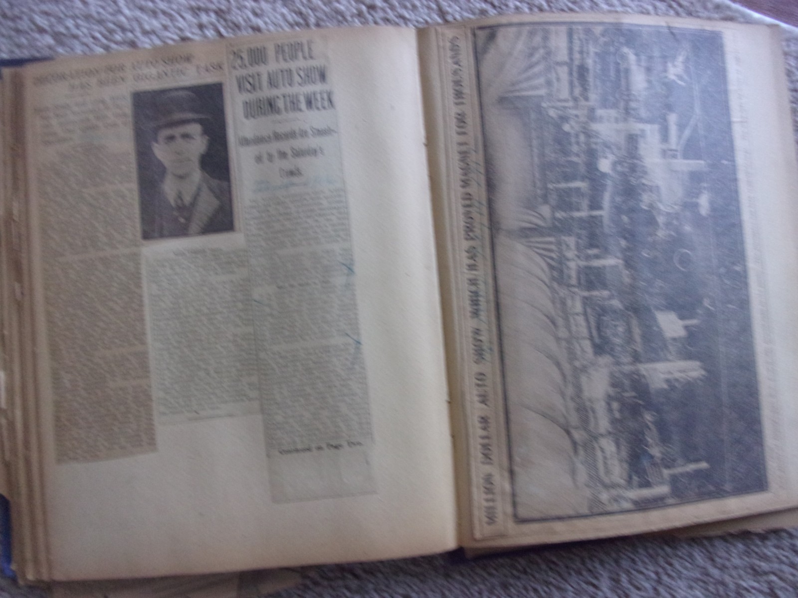 Fabulous 1910s Atlanta Scrapbook, Taft Visit, Car Shows, Opera House ATL rarity