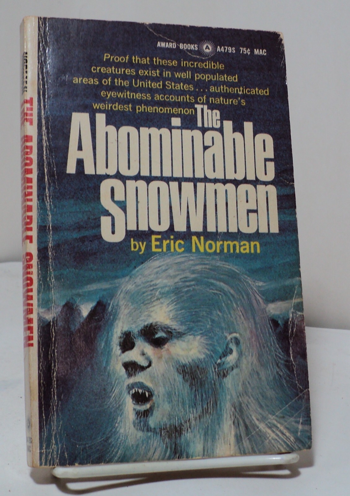 The Abominable Snowman by Eric Norman – Award A479S – 1969