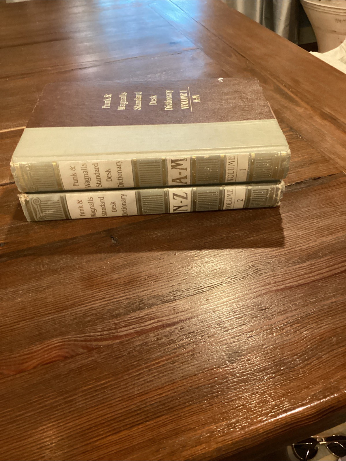 Funk and Wagnalls Standard Desk Dictionary 2 Hardcover Volume Set 1983 Edition
