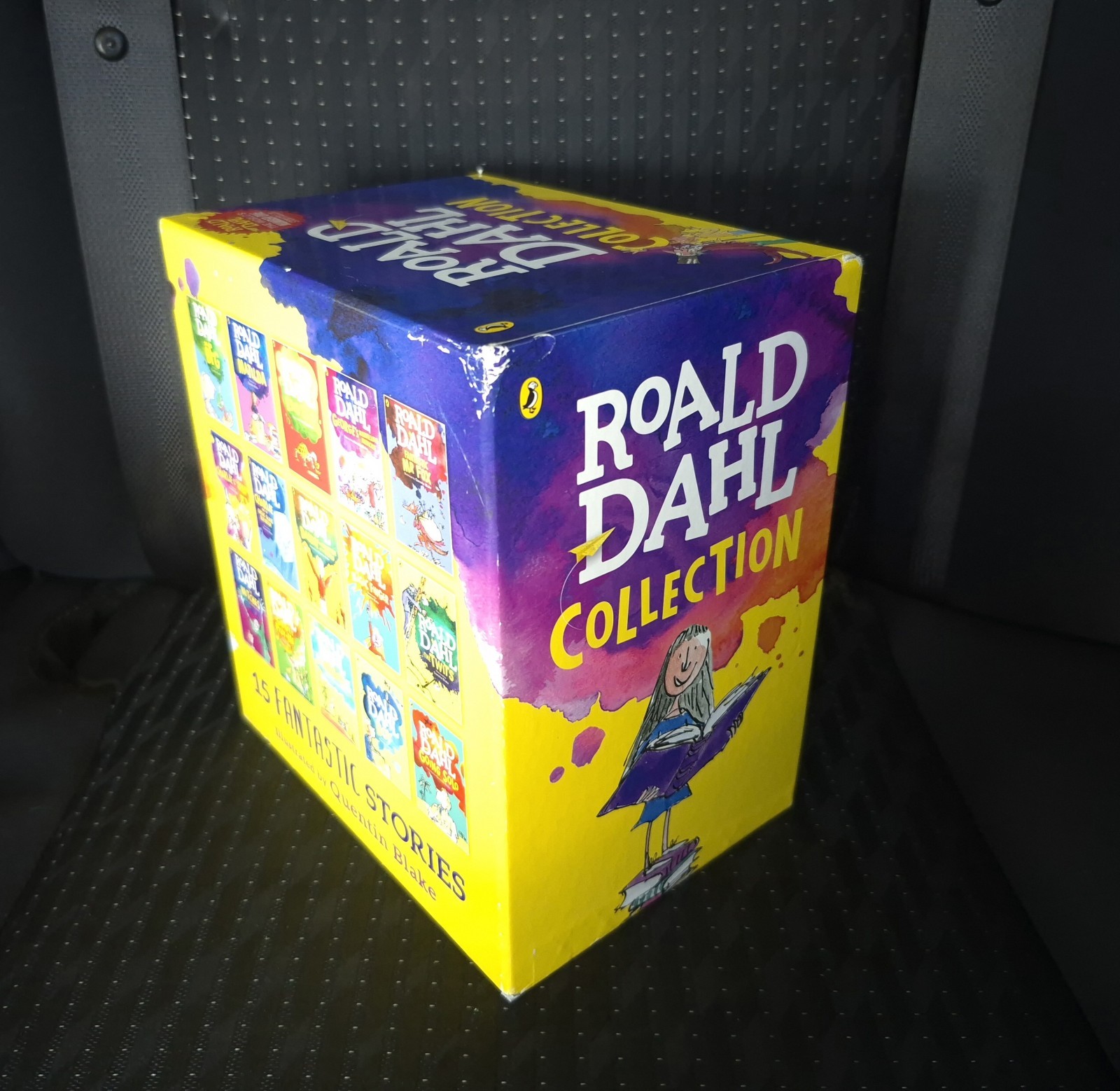 Roald Dahl Collection Box Set 15 Books Paperback Matilda BFG Charlie Factory