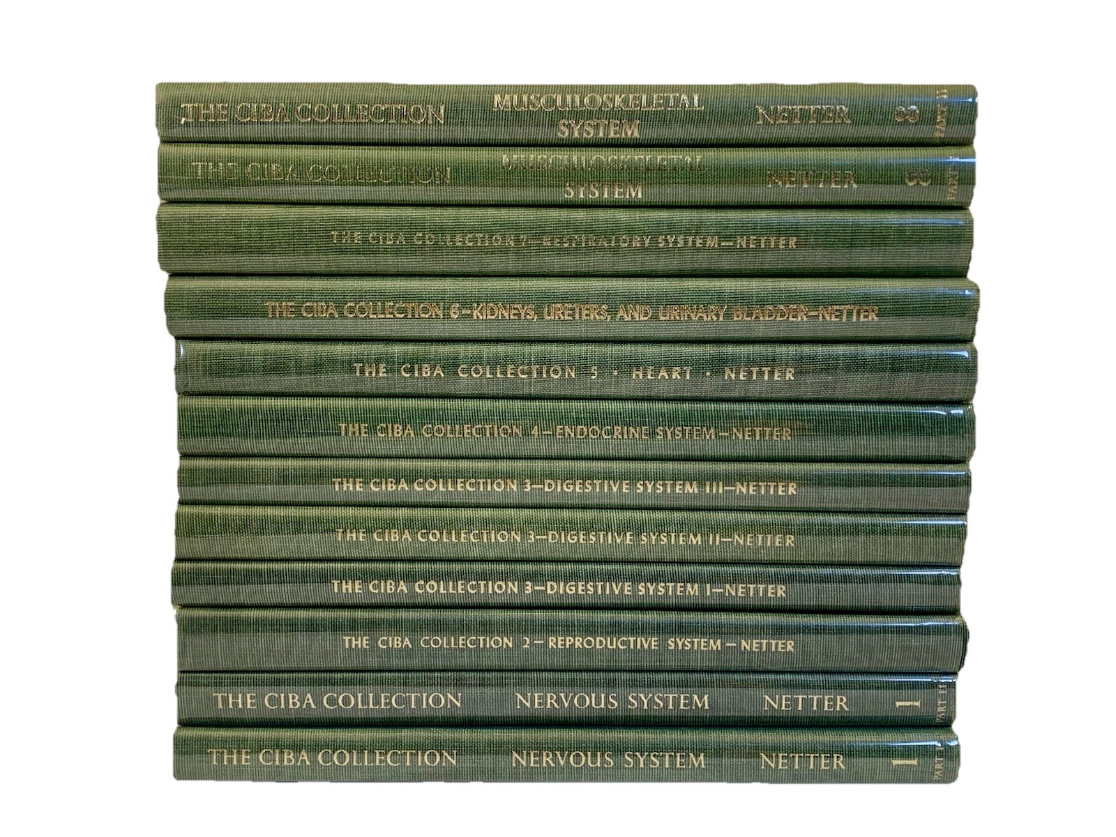 THE CIBA COLLECTION OF MEDICAL ILLUSTRATIONS 12 Book 8 Volume Set Frank H Netter