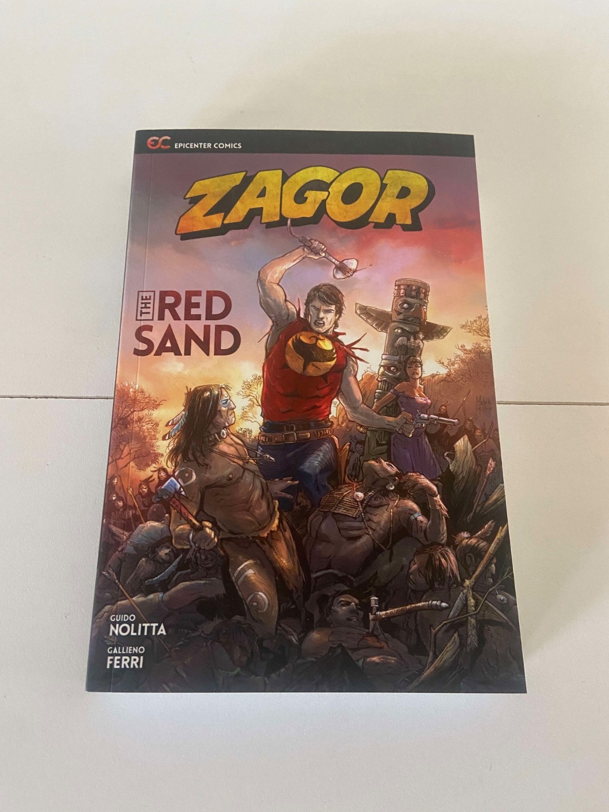 Zagor: The Red Sand (2016 Paperback), GN, Nolitta, Ferri, Rubini