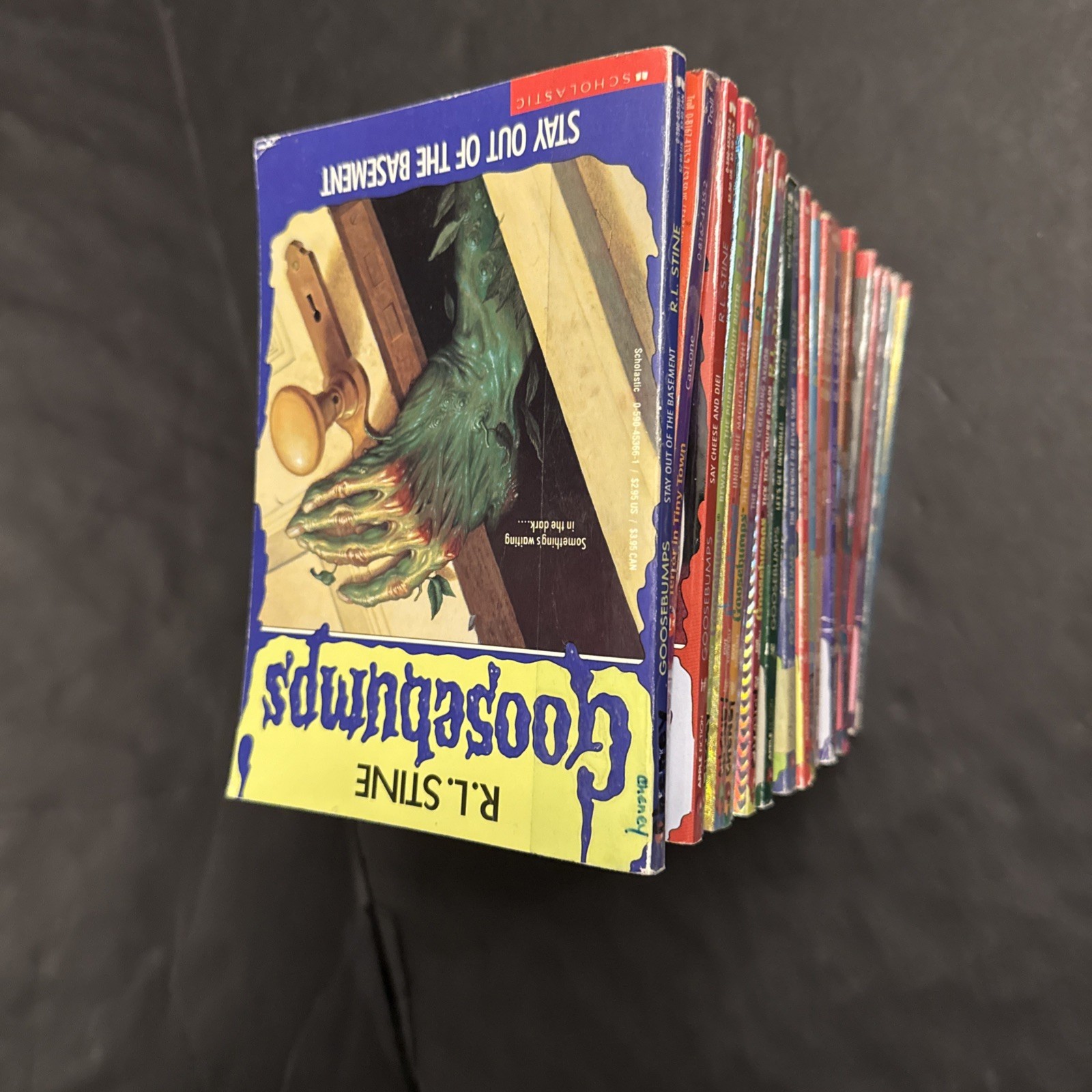Goosebumps Lot of 23 Books by R.L. Stine Vintage Horror Series Mixed Titles