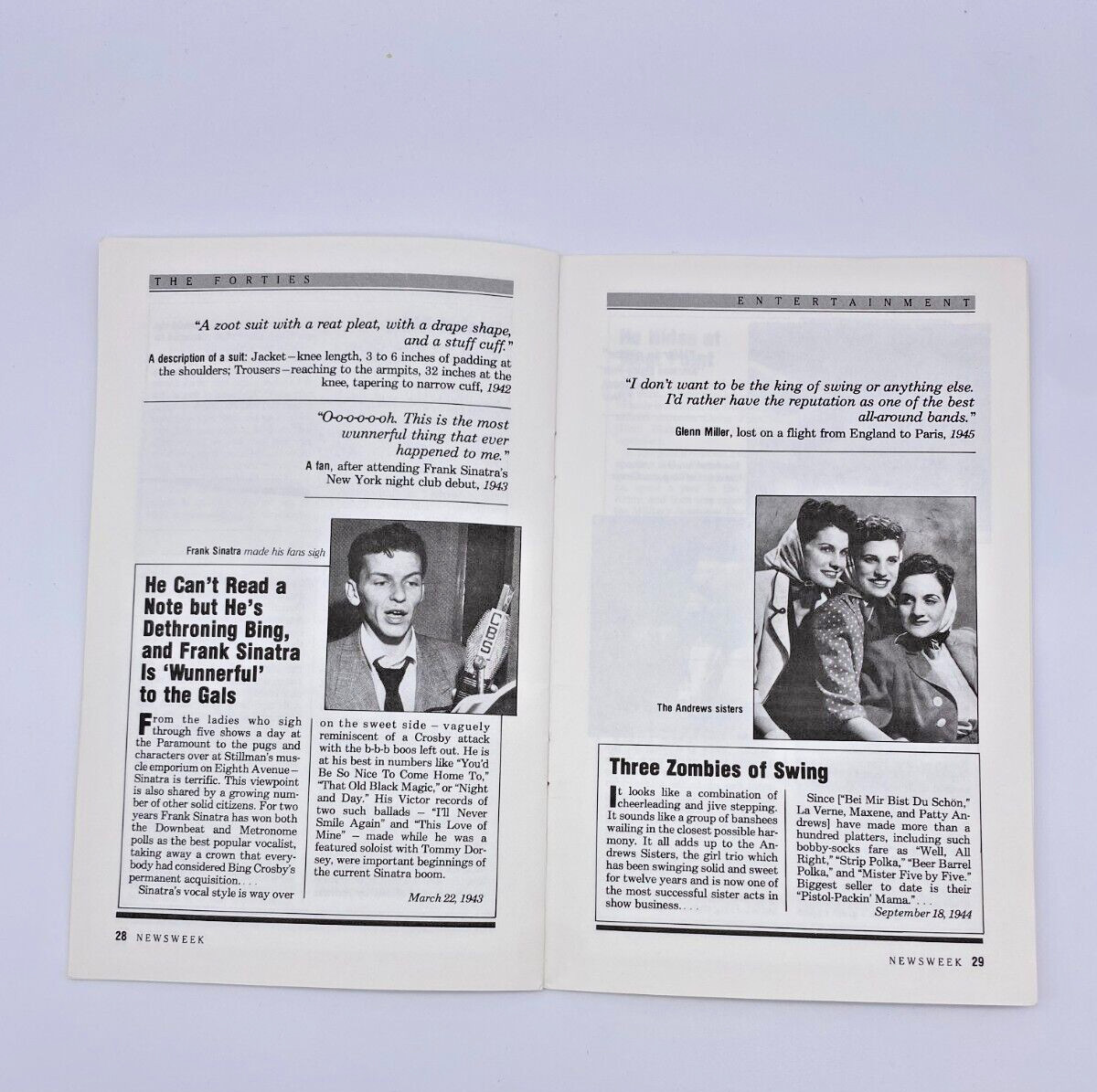 Newsweek Decade Booklets 1940’s 1950’s 1960’s 1970’s Paperback Vintage Books-A3