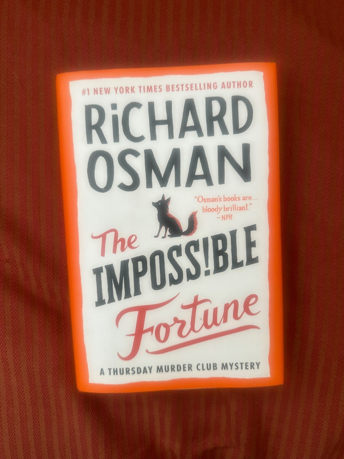 The Impossible Fortune by Osman Richard (HC, 2025, First Ed) Like new