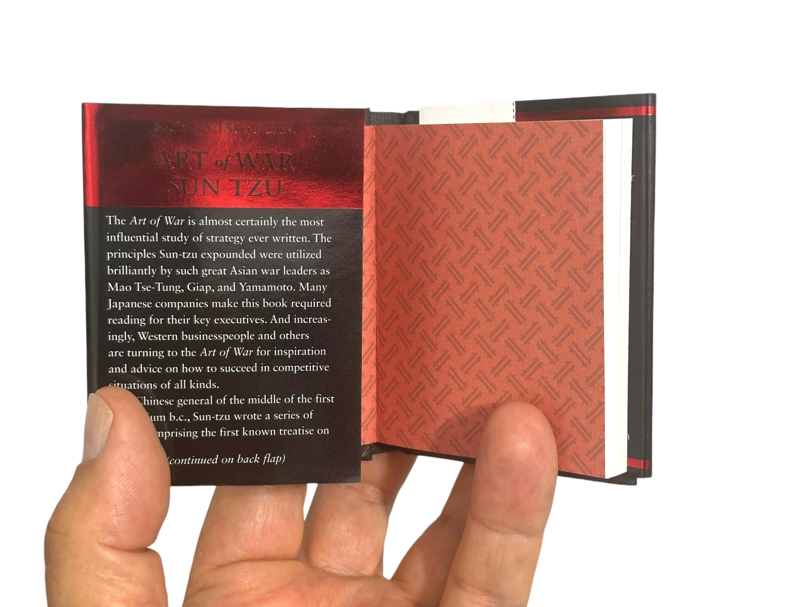 new Sun Tzu Art of War best selling traslation mini book hardcover & dust jacket