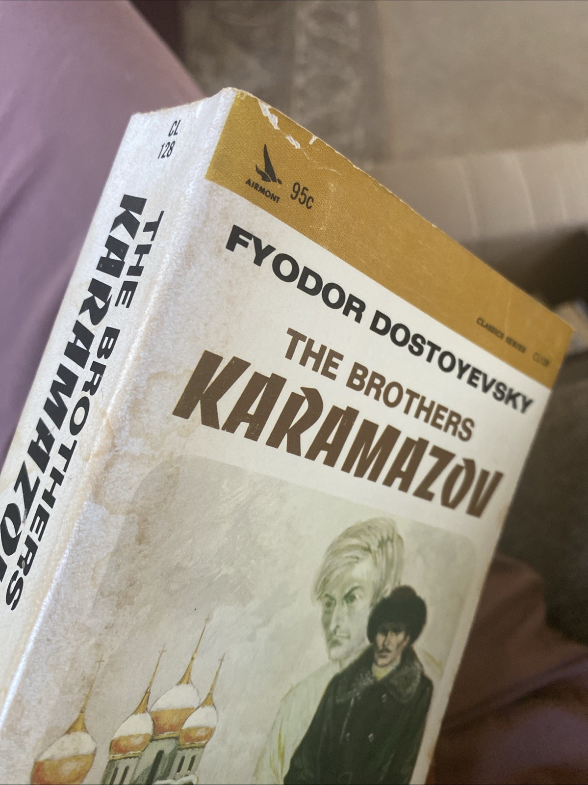 THE BROTHERS KARAMAZOV By Fyodor Dostoevsky, PAPERBACK, AIRMONT CLASSICS, 1966