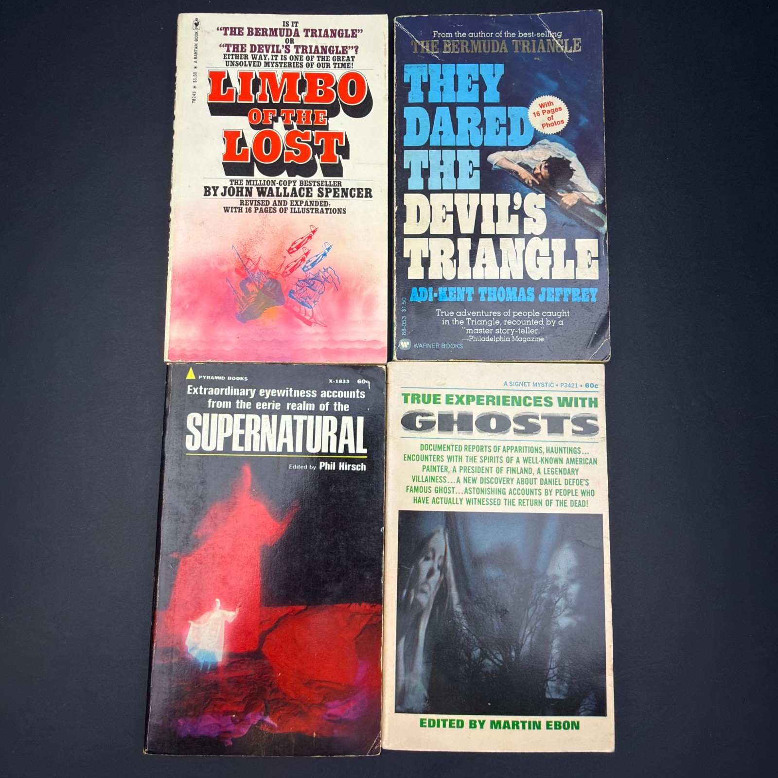 Vintage Book Lot 18 Occult Supernatural Atlantis UFOs Psychic New Age Prophecy