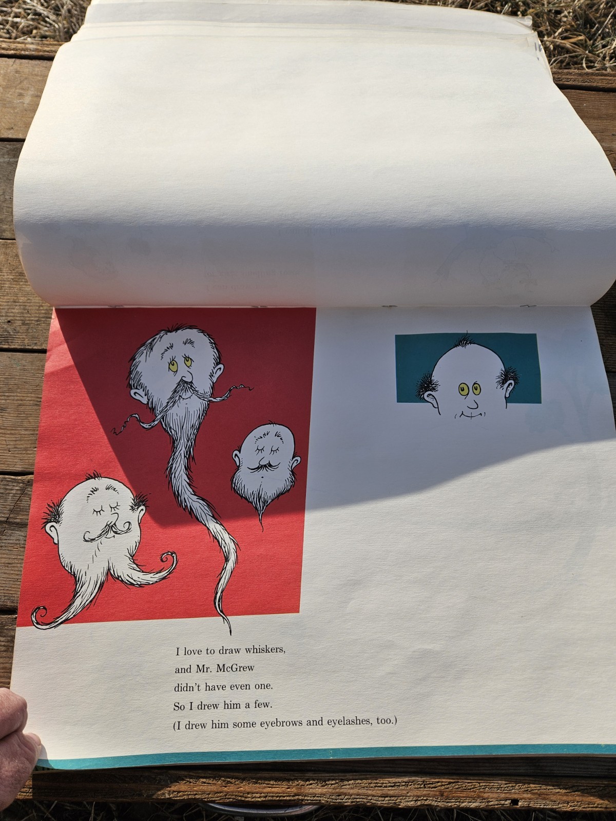 1970 Dr. Seuss — I Can Draw It Myself Book — 16 x 12″- All Pages Are Clean But 1