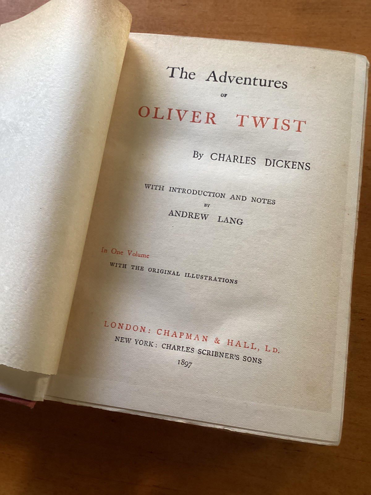 Adventures of Oliver Twist by Charles Dickens 1897 Gadshill Edition Illustrated