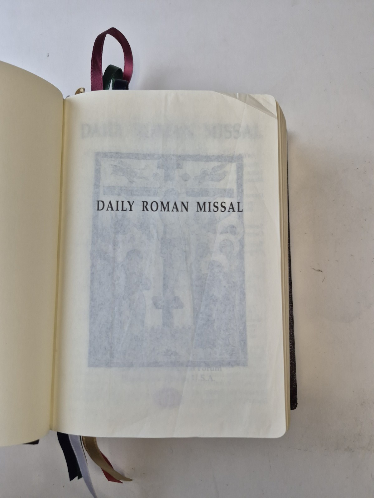Daily Roman Missal Third Edition Leather Hardcover Catholic Prayer Book