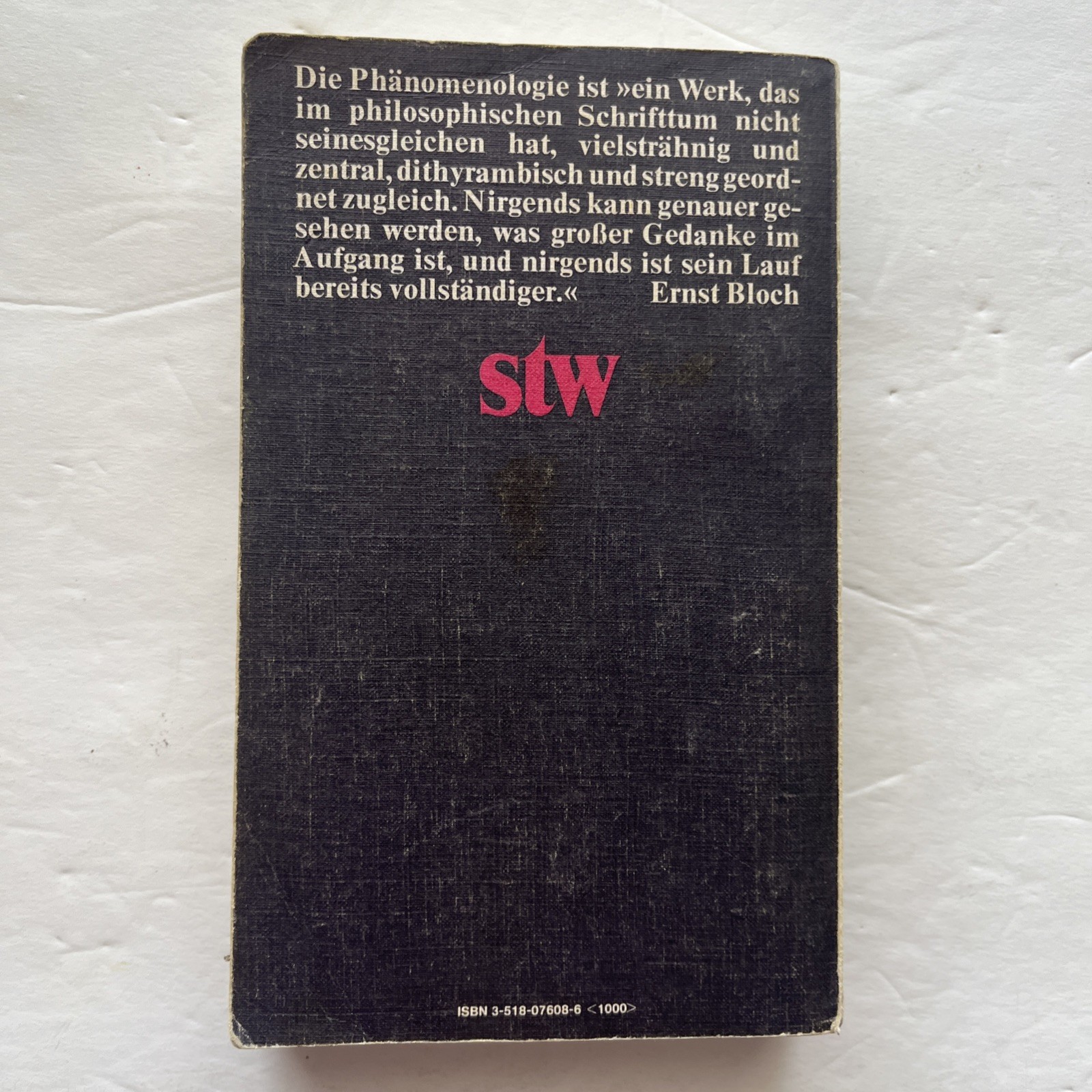Hegel Phanomenologie des Geistes Suhrkamp Taschenbuch Wissenchaft GERMAN PB