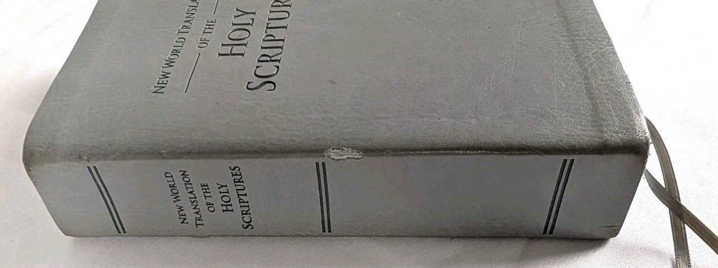 New World Translation of The Holy Scriptures Grey Leather Bound 2013 Holy Bible