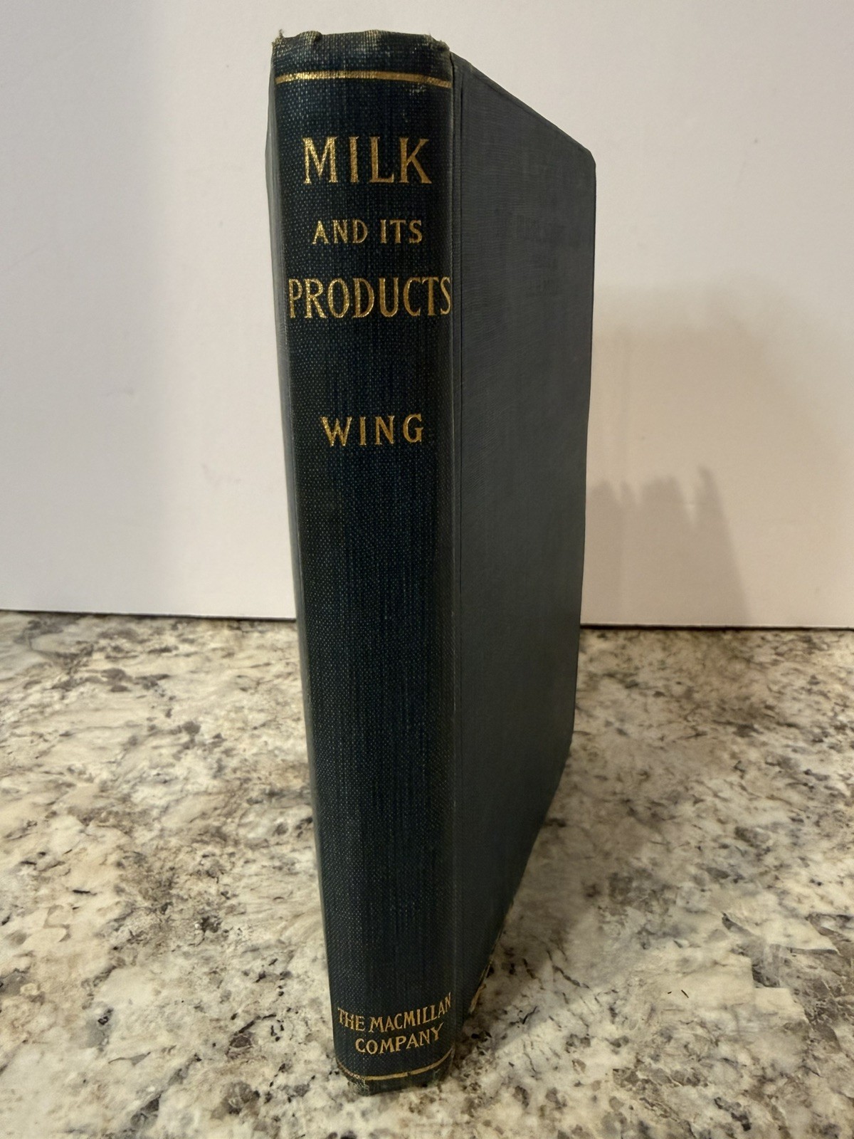 Antique 1899 Milk and Its Products Henry H Wing Rural Science Book