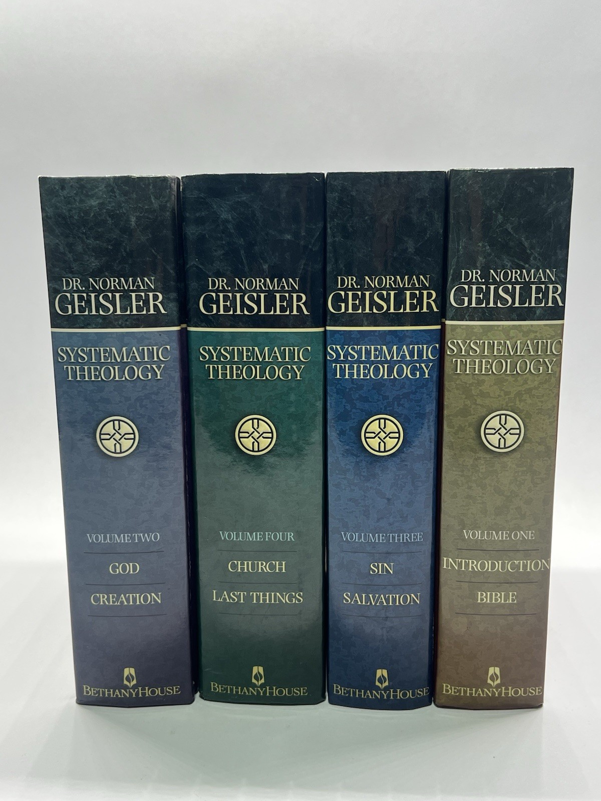 Systematic Theology: Vols. 1-4 by Dr. Norman Geisler – HC Pub. by Bethany House