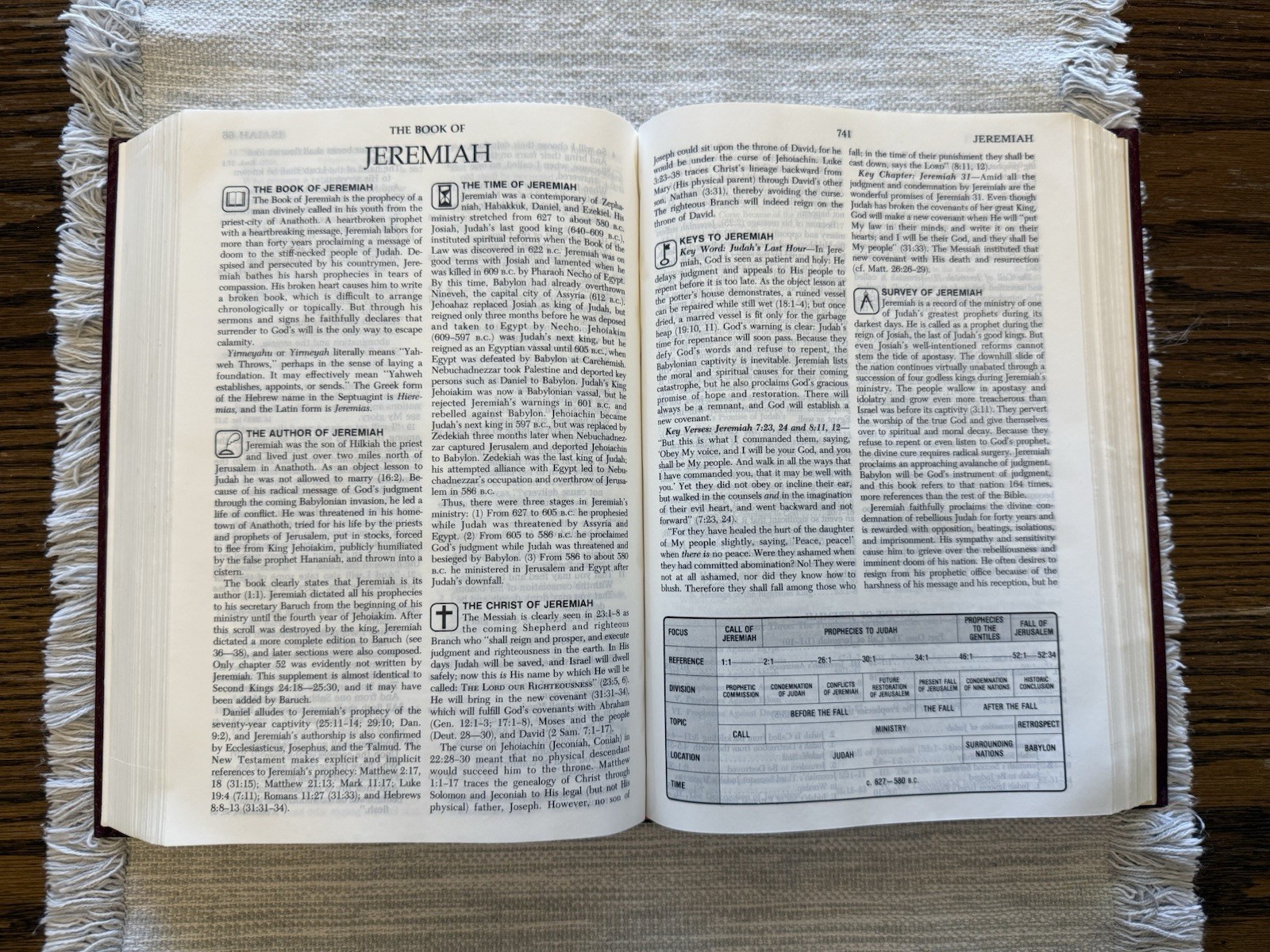 NKJV The Open Bible 1987 Expanded Edition Hardcover Large Print