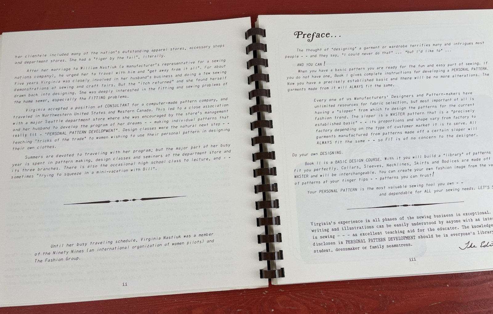 Personal Pattern Development Book II VTG SBPB 1976 Revised Ed. Virginia Nastiuk